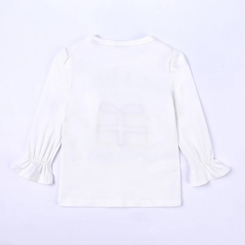 Рождественский костюм для девочек футболка с длинным рукавом + сетчатая юбка