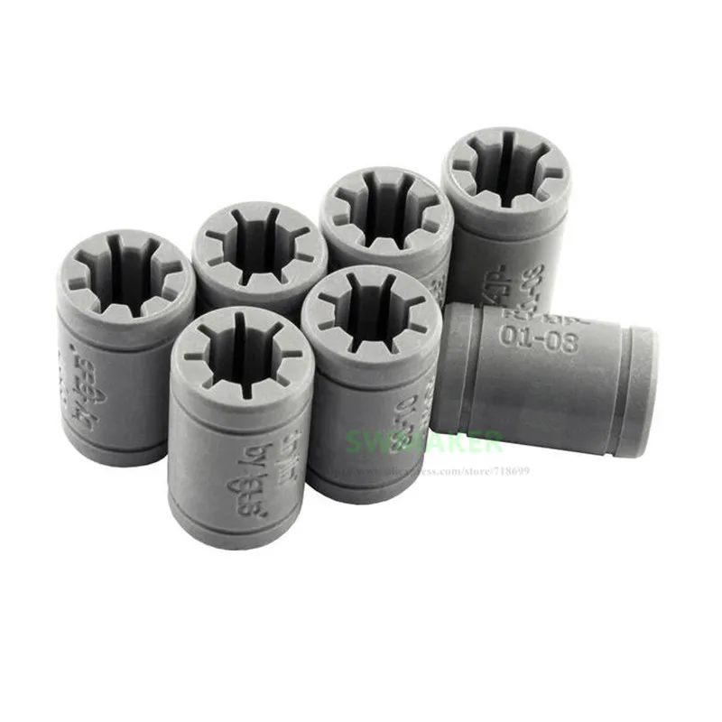 7 шт. LM8UU DRYLIN сплошные полимерные подшипники линейного вала для Anet Reprap Prusa i3 3D