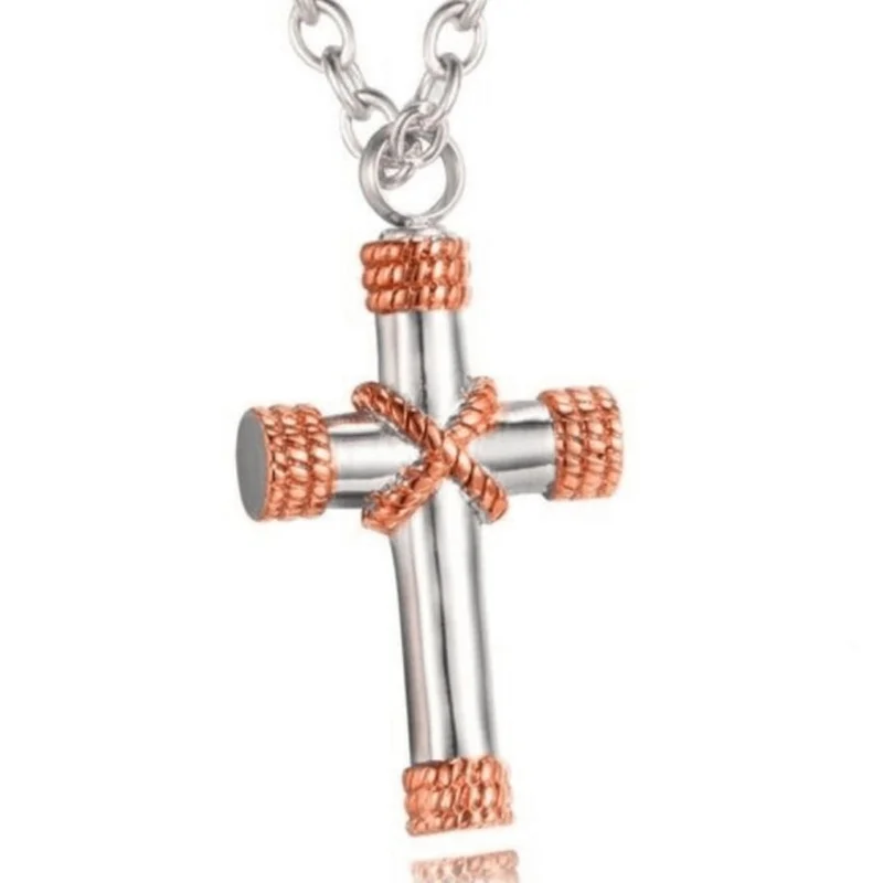 Модное индивидуальное панк-многоцветное сувенирное ожерелье с крестом для