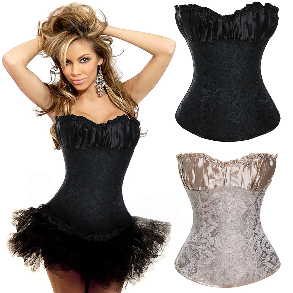 

Женский корсет для талии, корсет с косточками, боди-шейпер, бюстье, Женский корсет