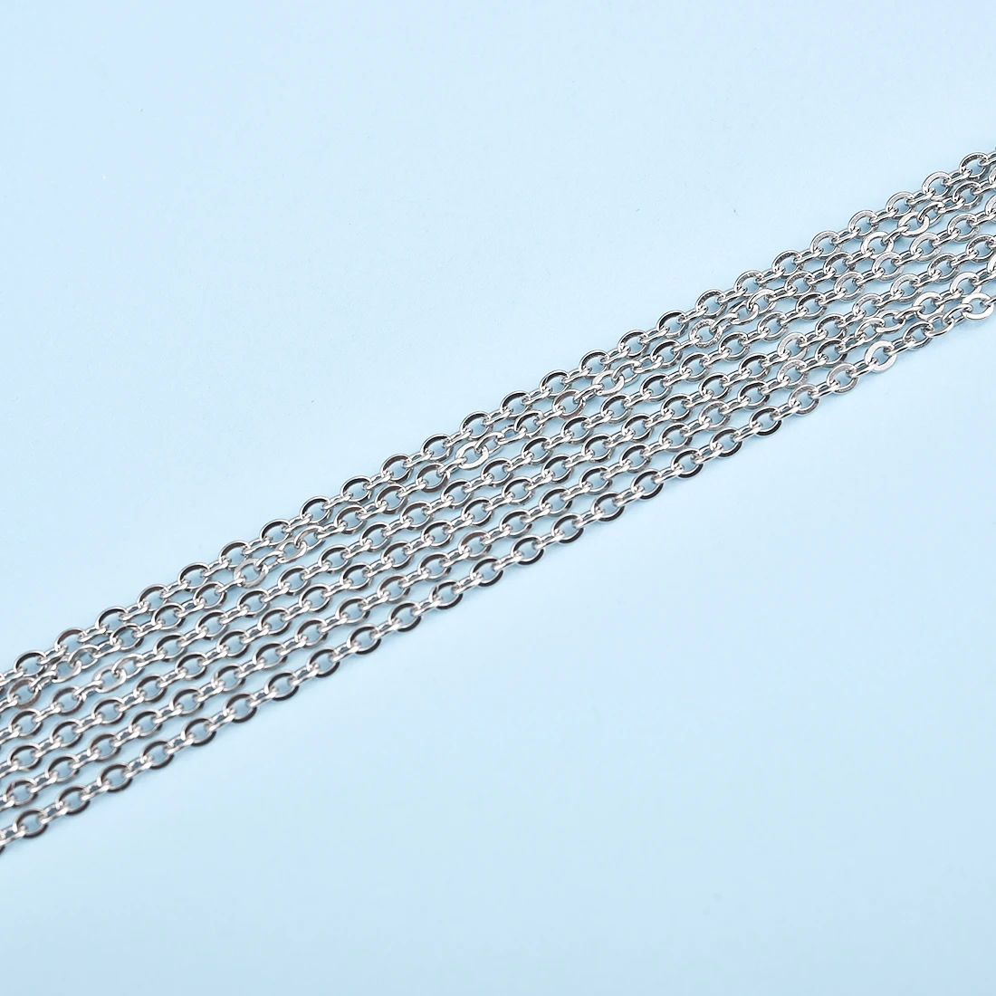 Цепочка Из Нержавеющей Стали с застежкой лобстером Ширина 1 5/2 мм 10 м|Ювелирная