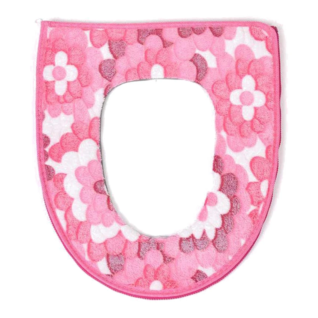 2 шт./компл. Роскошный чехол для унитаза с цветочным принтом аксессуары мягкий