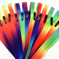 5 pcs 3 open end 18 cm 7 inches colored nylon zipper tailoring sewing craft