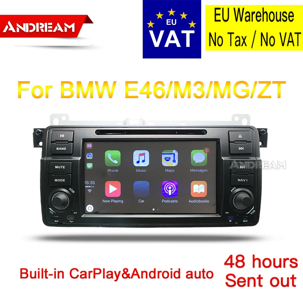 2 Din Автомобильный мультимедийный плеер радио для BMW/E46/M3/MG/ZT GP 7 &quotE46 NAVI