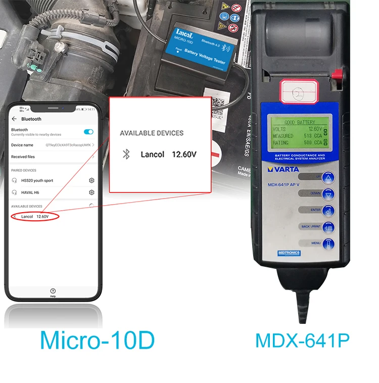 Lancol Micro10D новый обновленный мини цифровой вольтметр Вольтметр дисплей телефона с