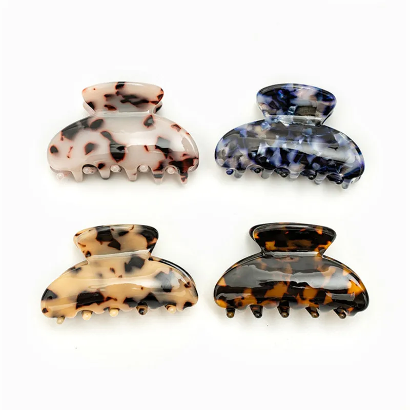 

Big Leopard Acetate Acrylic Hairpins Hair Clip Crab Clamps Hair Claws For Women Girl Hair Accessories Styling Tool Headdress