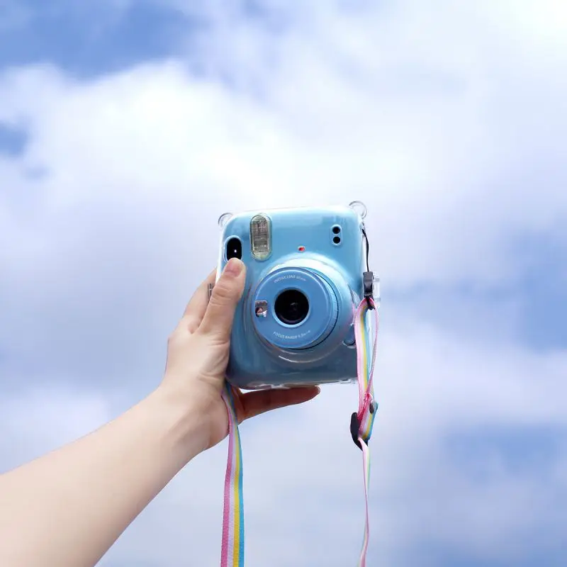 Для Fujifilm Instax Mini 11 защитный прозрачный чехол кристаллическая камера с