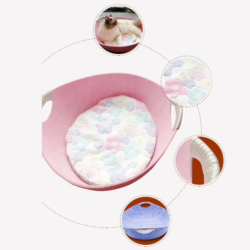 Симпатичные спальные мешки для кошек лежанки домашних питомцев тапки собак и