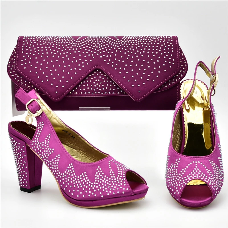 Комплект из итальянских туфель и сумочки Envio Gratis Свадебный комплект обуви сумки в