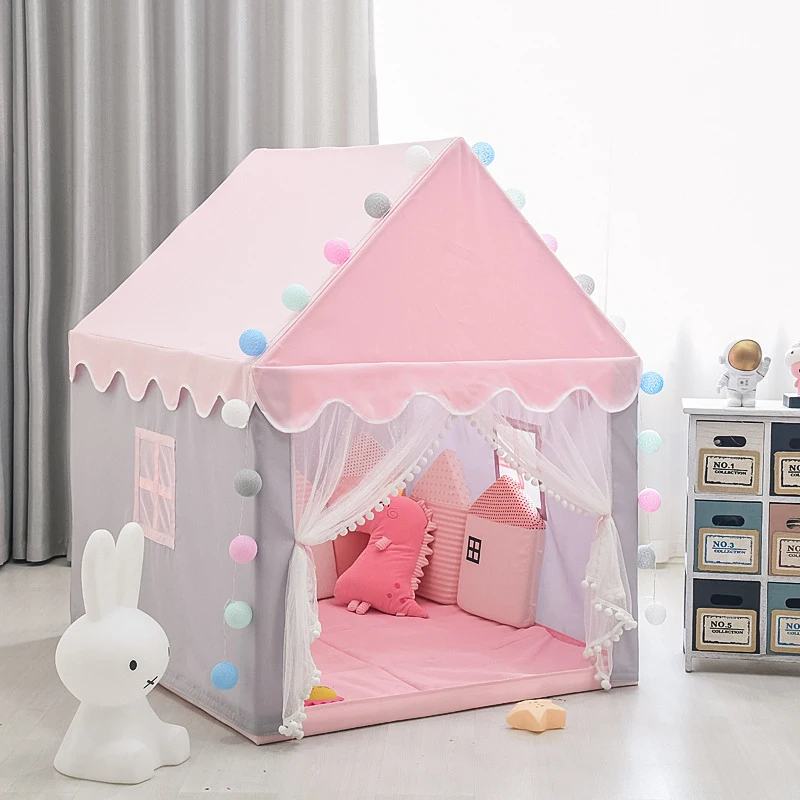 Детская палатка домик для игр в помещении принцессы маленький девочек замок