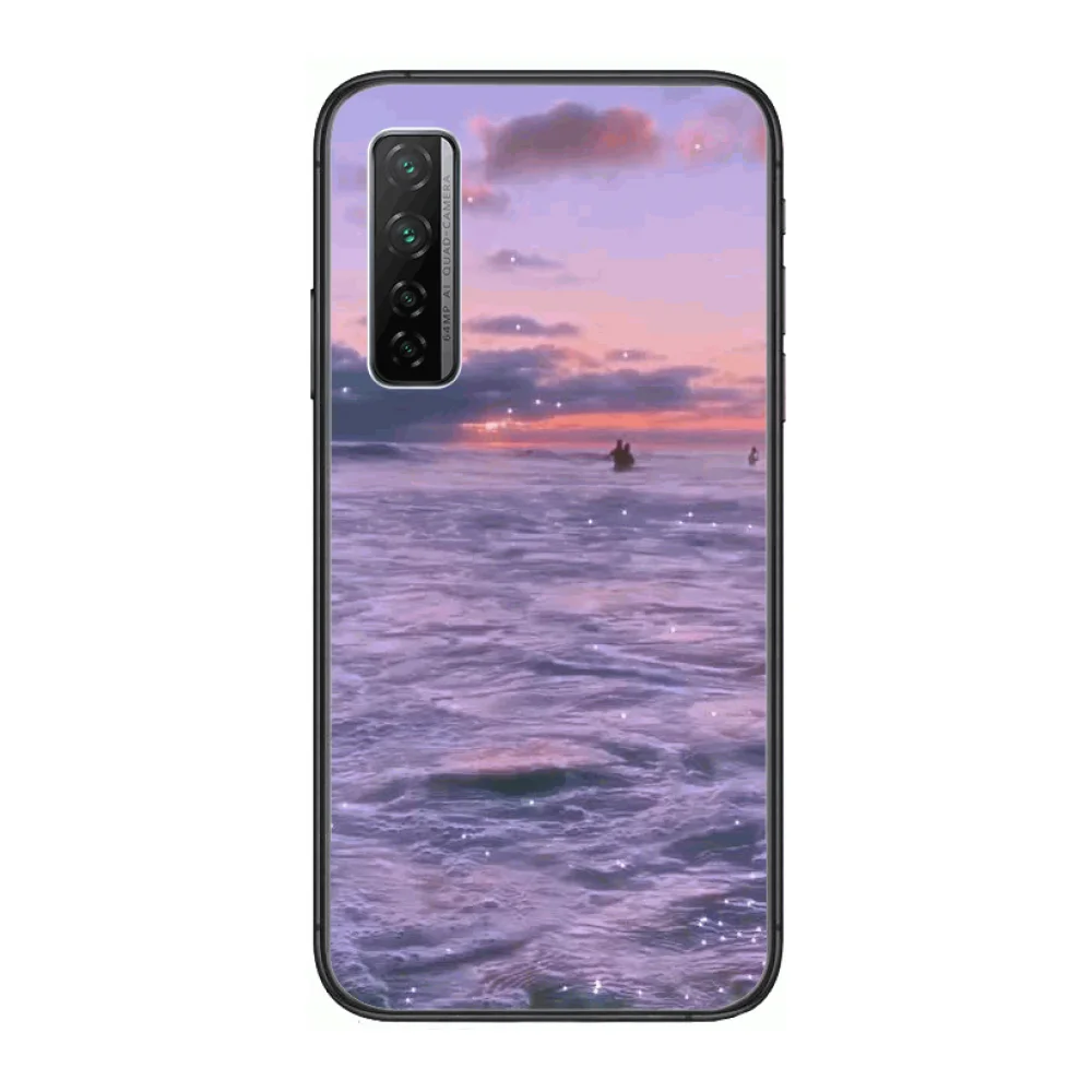 

Rainbow Beautiful Phone Case For Huawei Nova p10 lite 7 6 5 4 3 Pro i p Smart ZBlack Etui 3D Coque Painting Hoesje