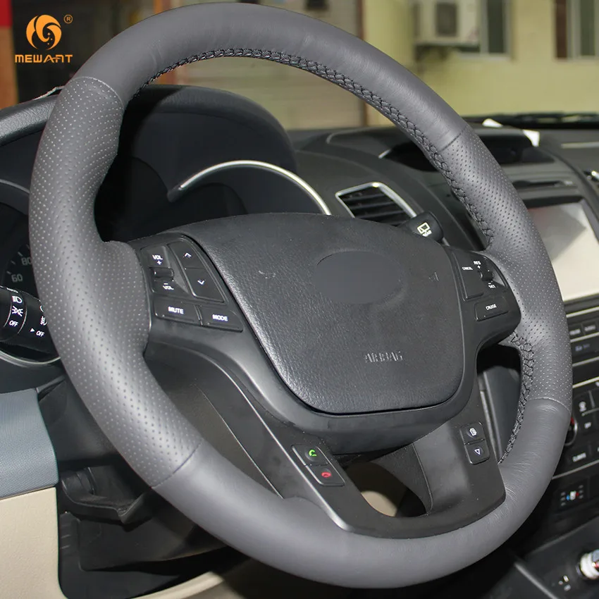 MEWANT для Kia Sorento 2009-2014 Cadenza K7 2011-2015 Микро волокно искусственная кожа Чехол рулевого