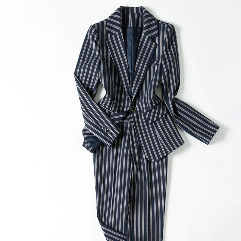 Новый модный осенний женский OL профессиональный темперамент одна застежка