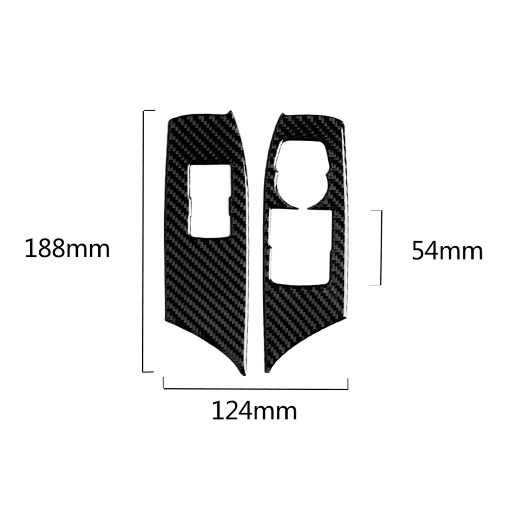 

2Pcs/Set Car Window Control Buttons Stickers for Chevrolet Camaro Right Drive