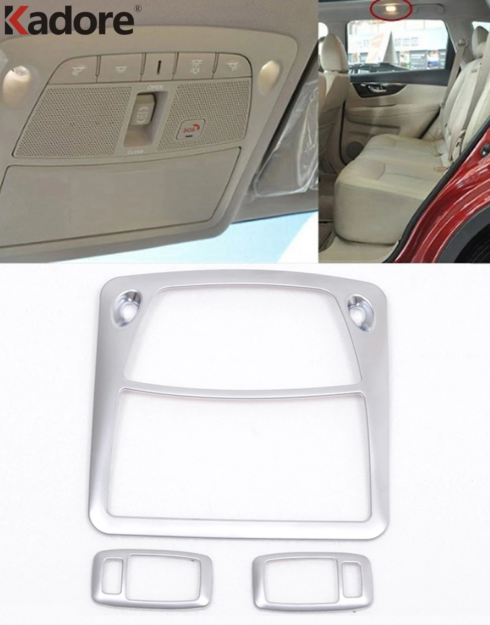 Матовая крыша из АБС пластика для Nissan X Trail Rogue 2014 2015 2016 2017 2018 2019 2020 светильник