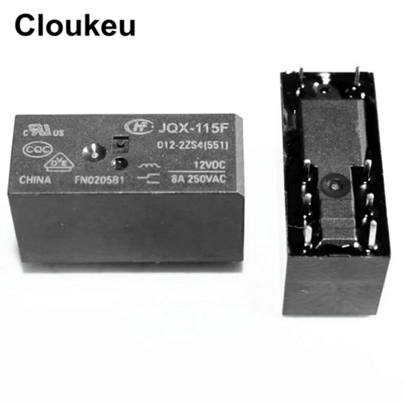 Relay DIP8 HF115F- 005 012 024 048 -2ZS4 JQX-115F- 5V 12V 24V 48V 8A | Обустройство дома