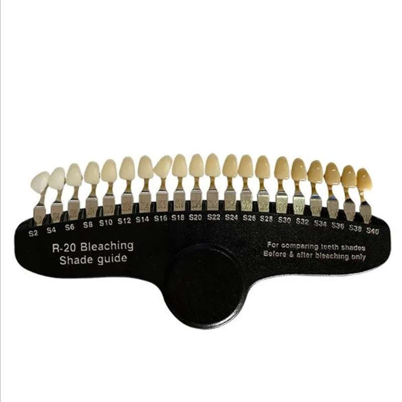 Пластина для отбеливания зубов 20 цветов с зеркалом|Отбеливание зубов| |