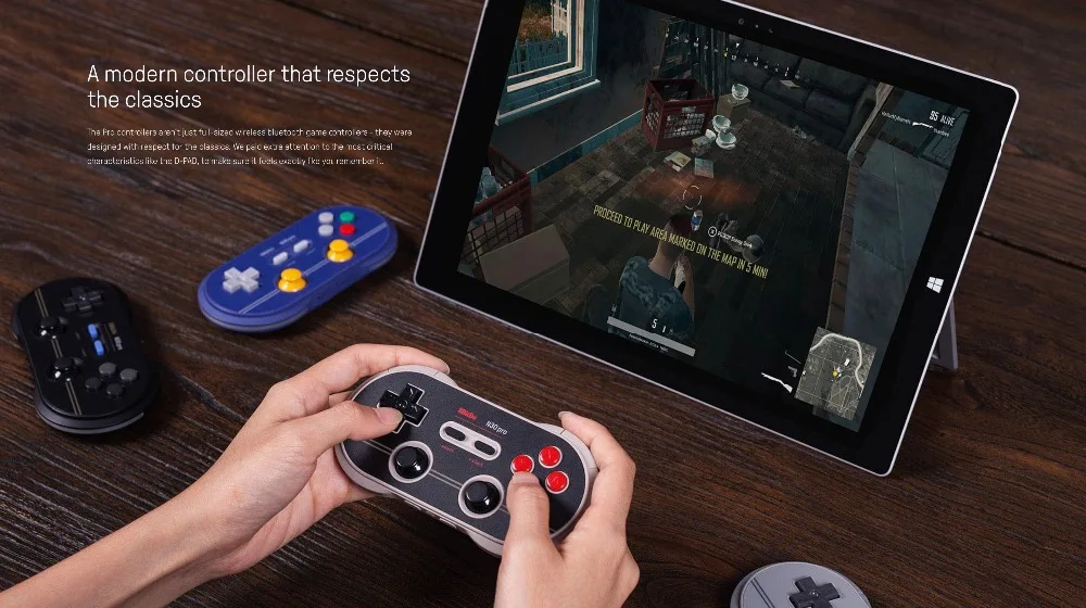 Новый 8bitdo N30 Pro 2 Bluetooth геймпад беспроводной контроллер с джойстиком для