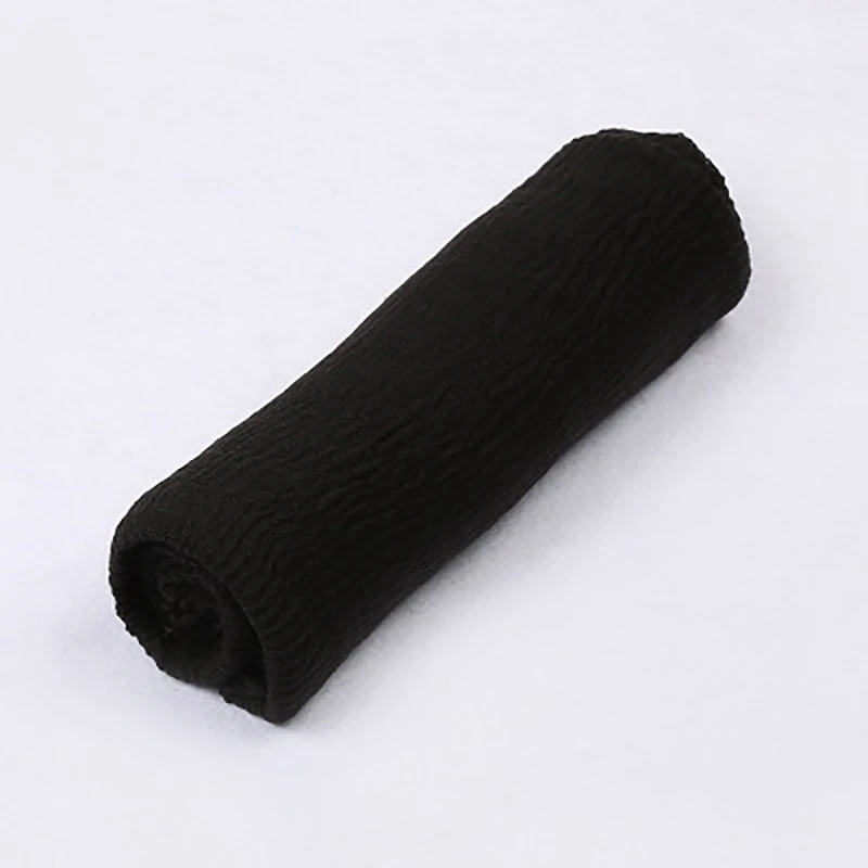 

5Pc Ladies Solid Color Shawl Headscarf Muslim Scarf Headscarf Hijab Shawl Ethnic Wind Creased Scarf