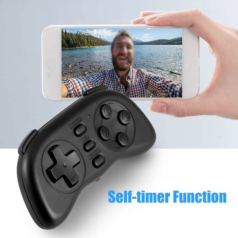 Портативный беспроводной мини геймпад Bluetooth портативный джойстик