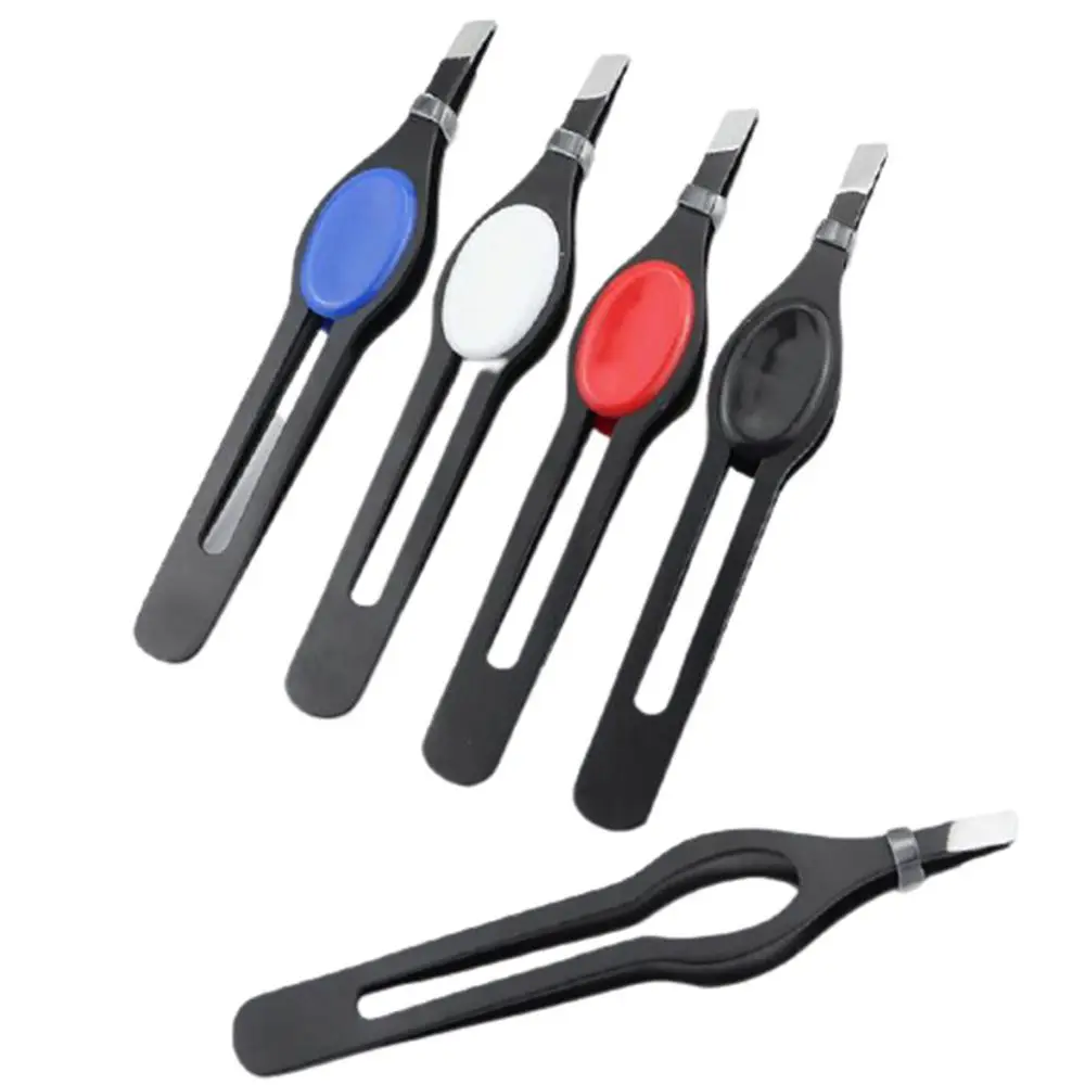 

New Removal Makeup Tool Fine Slanted Eyebrow Tweezer Eye Brow Clip Hairs Puller