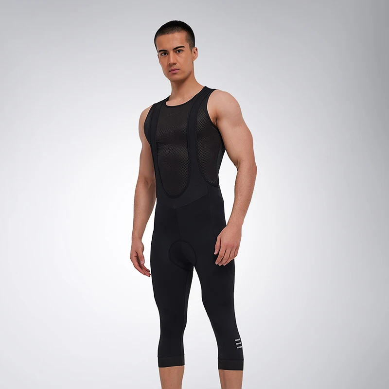 Santic Summer Men Bib Shorts Cycling Shorts 3D Padded Cycling MTB Shorts Road Bicycle Middle-distance Bike Clothing Asian Size