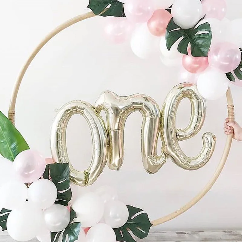 Воздушный шар Cyuan из золотой фольги 16 дюймов | Дом и сад