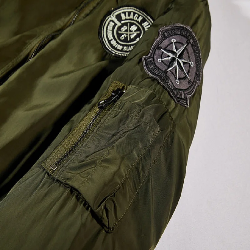 

Men Jacket 2020 Winter Autumn Fashion Coats Streetwear Hip Hop Parka Green Warm Clothes Outwear Male Clothing Bombers
