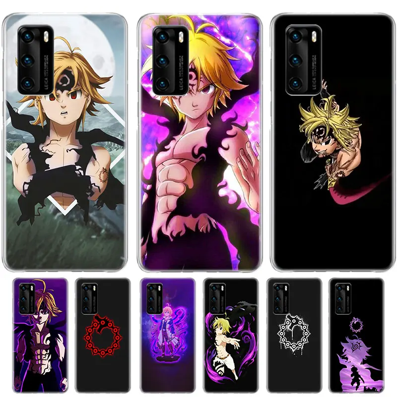 

Seven Deadly Sins Anger Case For Huawei P50 P40 Lite P30 P20 Pro P10 P9 P8 Silicone Soft TPU Transparent Cover Back Shell Coque