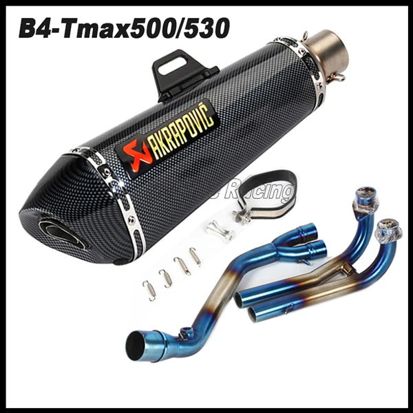 B4 Sticker Слипоны для Yamaha TMAX 530 TMAX 500 TMAX530 TMAX500 2008- TMAX мотоцикл Akrapovic глушитель Выхлопная система - Цвет: B4 Sticker