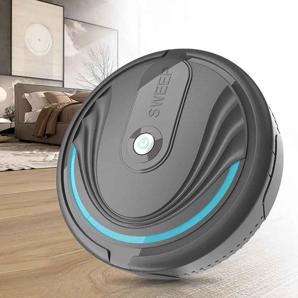

Robot Vacuum Cleaner-Rechargeable Automatic Smart Mini Robot Vacuum Cleaner for Hair Carpet Household