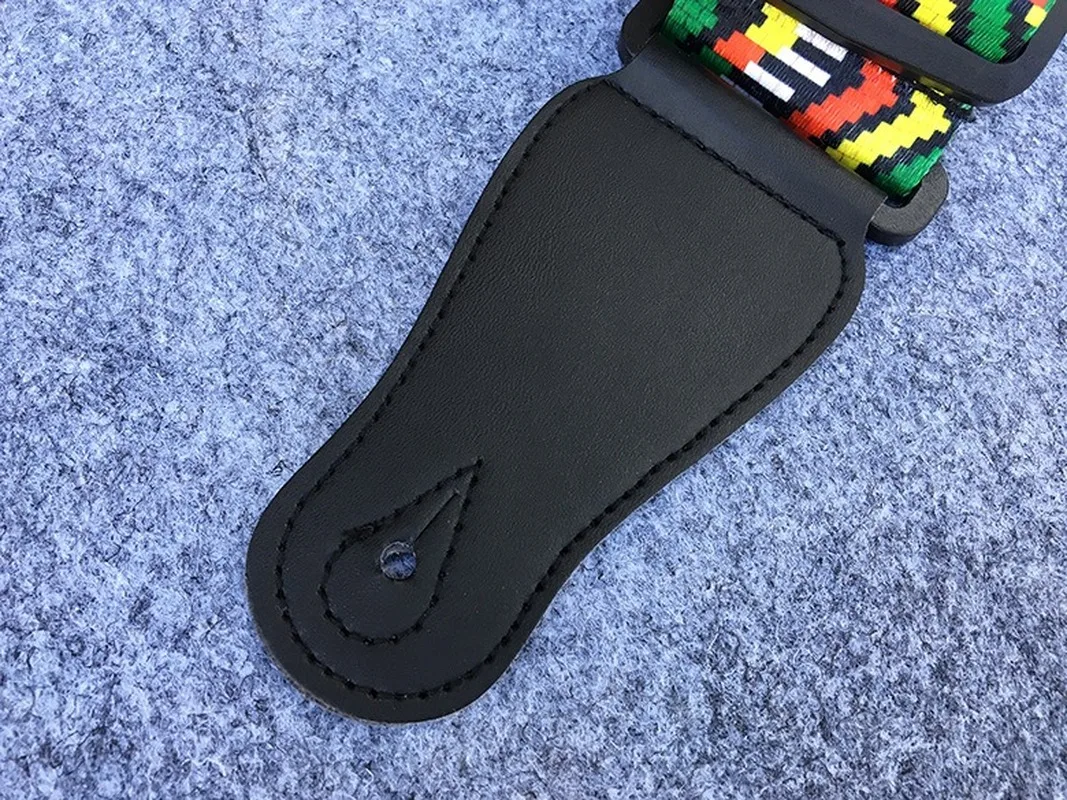 

Nylon Guitar Strap for Acoustic Electric Guitar and Bass Multi-Color Guitar Belt Adjustable Colorful Printing Nylon Straps