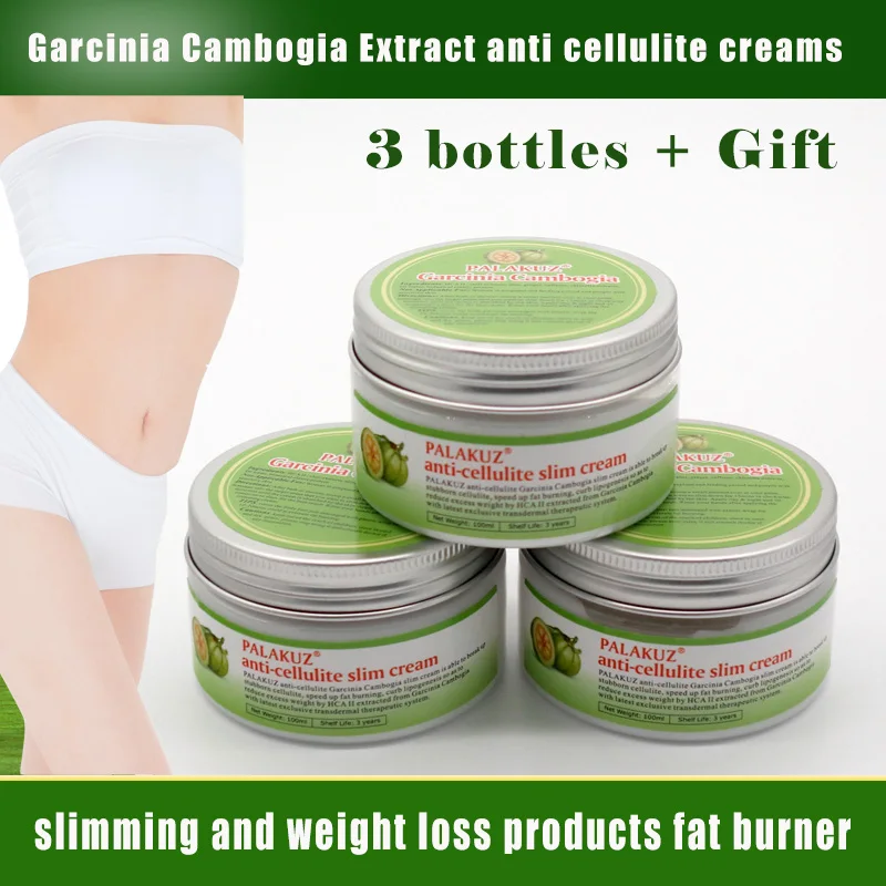 

3 Bottles,garcinia cambogia extracts Weight Loss Cream Leg Body Waist Effective Anti Cellulite Fat Burning Body Slimming Cream