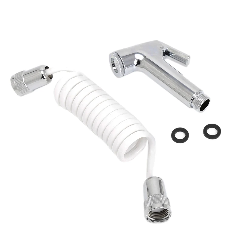 Ручная насадка для душа душ туалет биде спрей мытья струя Shattaf с пружинным