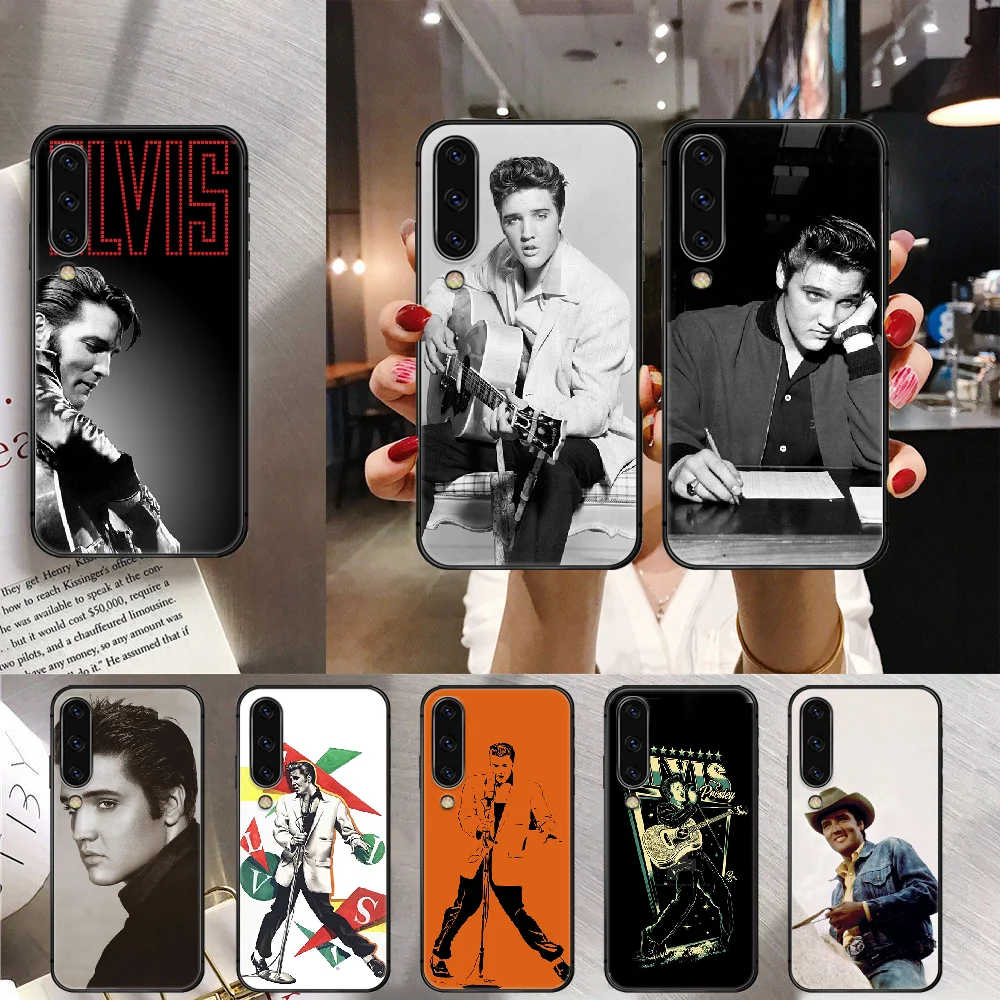 

Elvis Presley Phone Case Cover For Samsung Galaxy A 3 5 7 10 12 20 20E 21S 30 30S 40 50 51 70 71 S Black Soft Prime Phone case