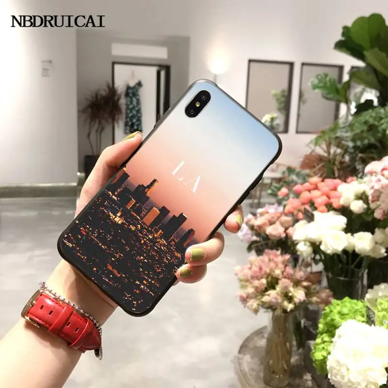 Чехол для телефона PENGHUWAN Travel Los Angeles California с роскошным уникальным дизайном iPhone 11 pro