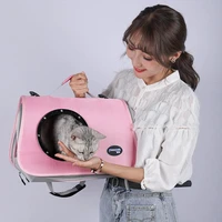 portable breathable outdoor travel bags for pets puppy space capsule handbag kitten walking honeycomb shoulder bag cat carrier