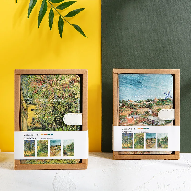 Всемирно известные картины сад Ван Гога записная книжка креативный дневник