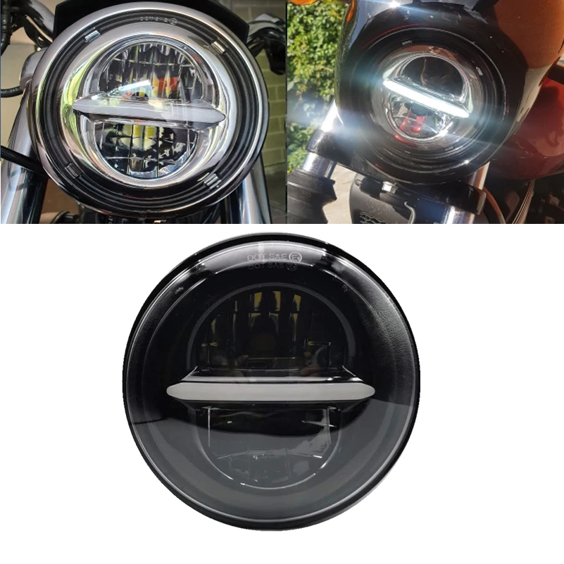 

DRL Hi/low Beam 5,75 '' 883 Sportster Super Glide Dyna Low Rider softail steet