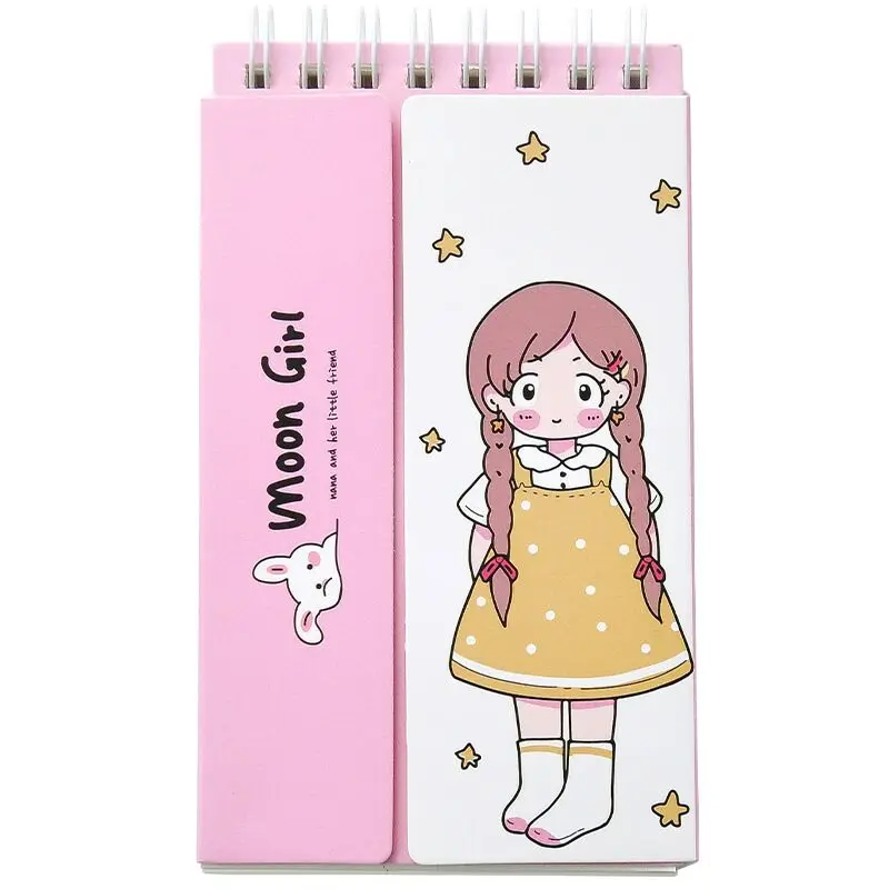 

New Arrival 80 Sheets Kawaii Word Book English Words Vacabulary Pocket Foreign Languages Study Book Stationey