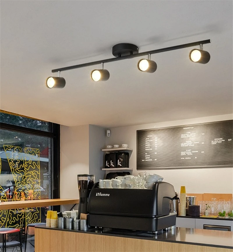 Современная светодиодная потолочная лампа регулируемый угол освещения точечные