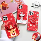 Чехол с рождественским оленем для Samsung Galaxy S21 Ultra S20 FE S10 Plus M32 A32 A52 A72 A10 A12 A21S A22 A31 A40 A50 A41 A71 A70