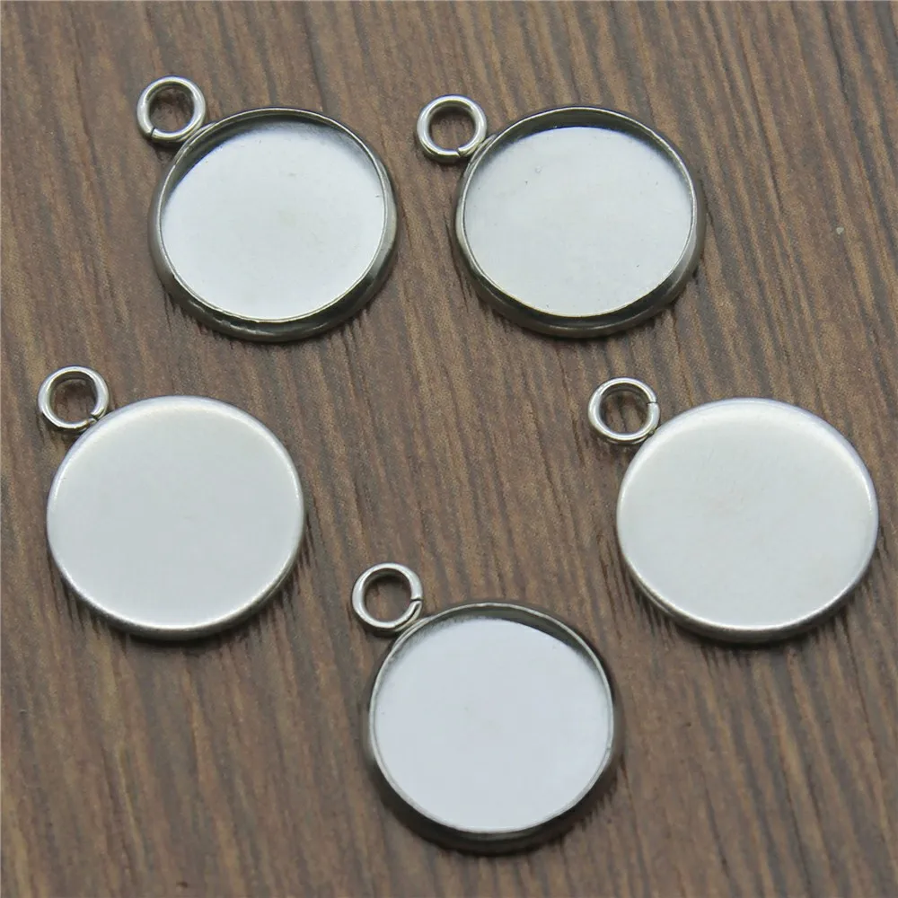 20 шт подходит для 8 ~ 25 мм Кабошон База Установка поднос пустые рамки из