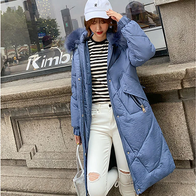 Хлопковая женская куртка 2019 Зимняя Новая повседневная Офисная Женская верхняя