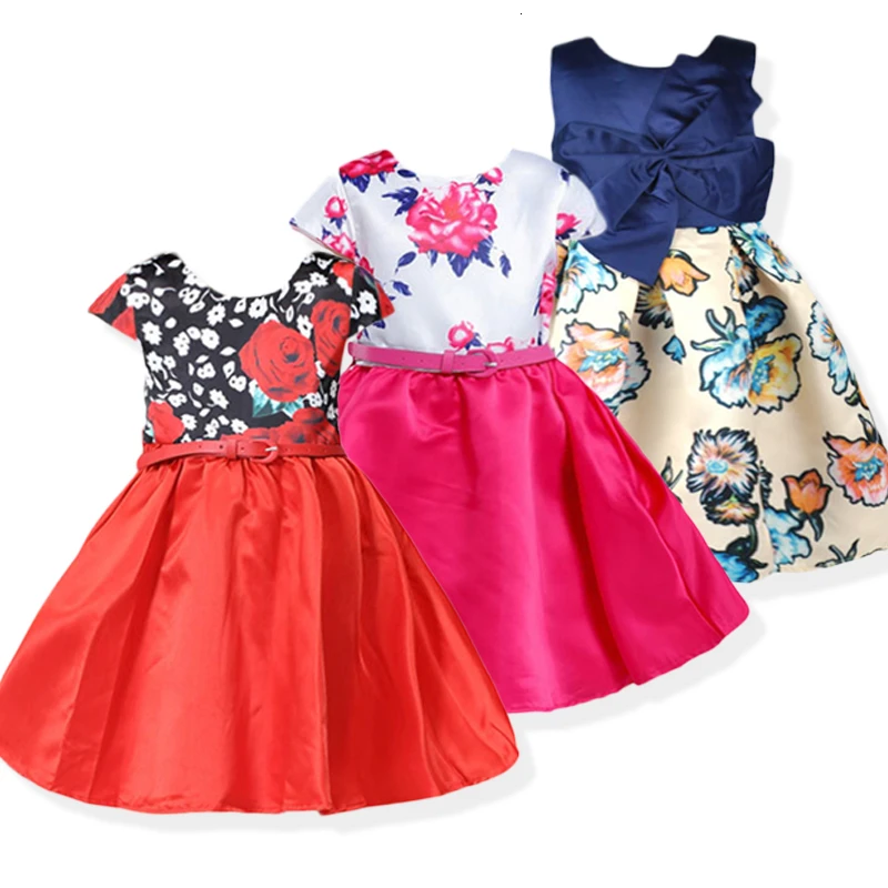 2019 Girls Princess Dress Kids Chiffon Flower Lace Embroidered Tank Top Children's Wear INS For 3-12 Years Old | Детская одежда и