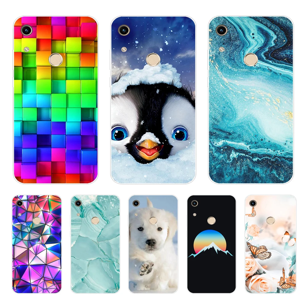 Чехол для Honor 8A, чехлы для huawei honor 8A, силиконовая задняя крышка из ТПУ, чехол для телефона на Huawei Honor 8A, искусственная кожа, 8 А, Honor 8A prime, искусственная кожа