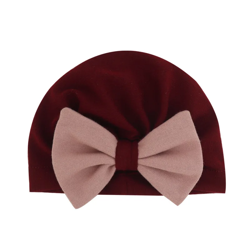 

New Baby Hat for Girls Cotton Headwear Kids Beanie Baby Boy Accessories Newborn Baby Bonnet Toddler Turban Infant Hats 15 Colors