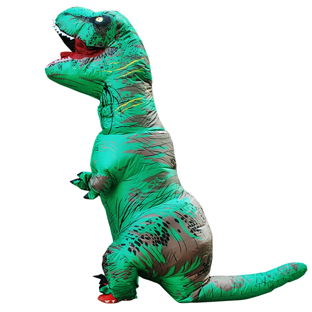 Маскарадные Детские костюмы динозавров надувной костюм динозавра тирекса для
