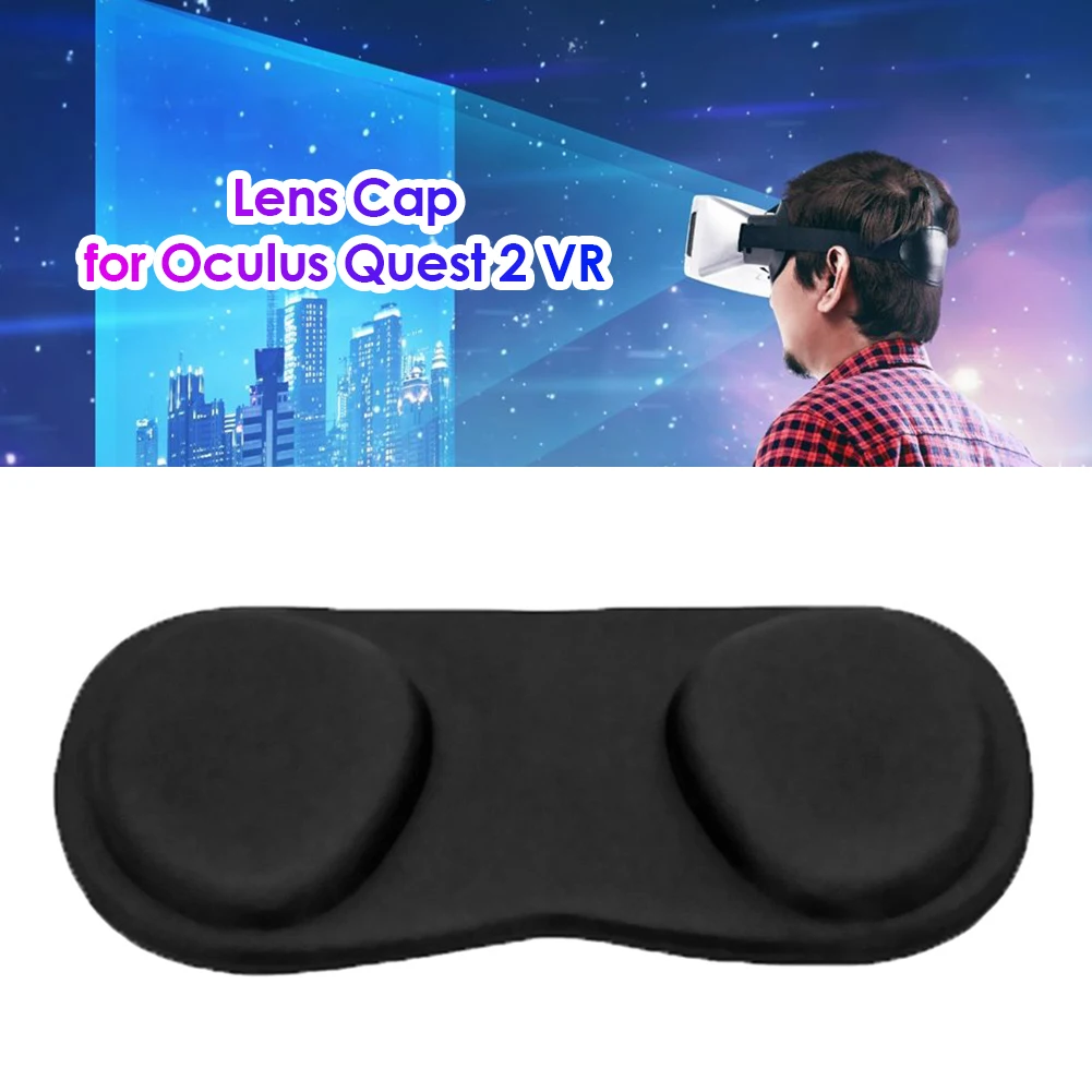 

Dustproof Soft VR Lens Protector Cover Dustproof Anti-scratch VR Lens Cap Replacement for Oculus Quest 2 VR Accessories