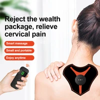 ems cervical massager mini electric neck back body massager shoulder pain relief massage patch muscle exerciser stimulator